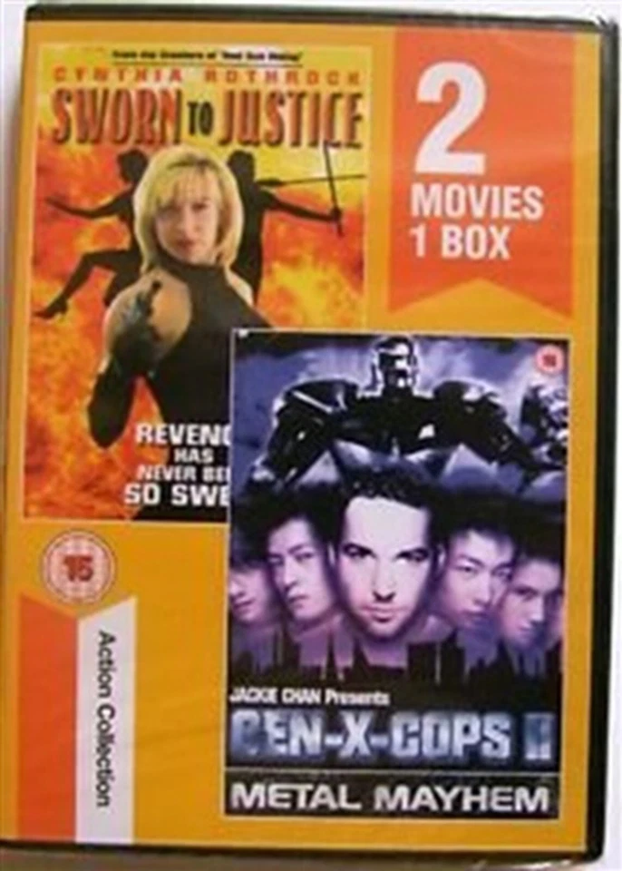 GEN X COP 2 AND SWORN TO JUSTICE DVD New 2 Film Movie Brand New Sealed UK R2 - Image 1 of 1