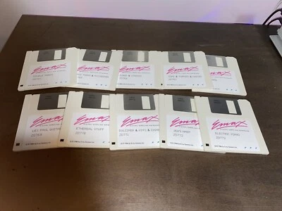 Juego de discos de biblioteca de fábrica EMU Emax ZDXXX - 10 disquetes - lote de discos E-mu #16 Foto 1 de 2