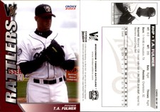 T.A. Fulmer 2003 Choice Wisconsin Timber Rattlers #08 Card *AutographDen*