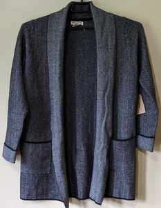 Christian Siriano Women's Gray Cardigan Size Large New - Picture 1 of 8