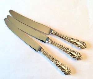 Set (3) Reed & Barton Tiger Lily Or Festivity Silver Plate Knives - Picture 1 of 3