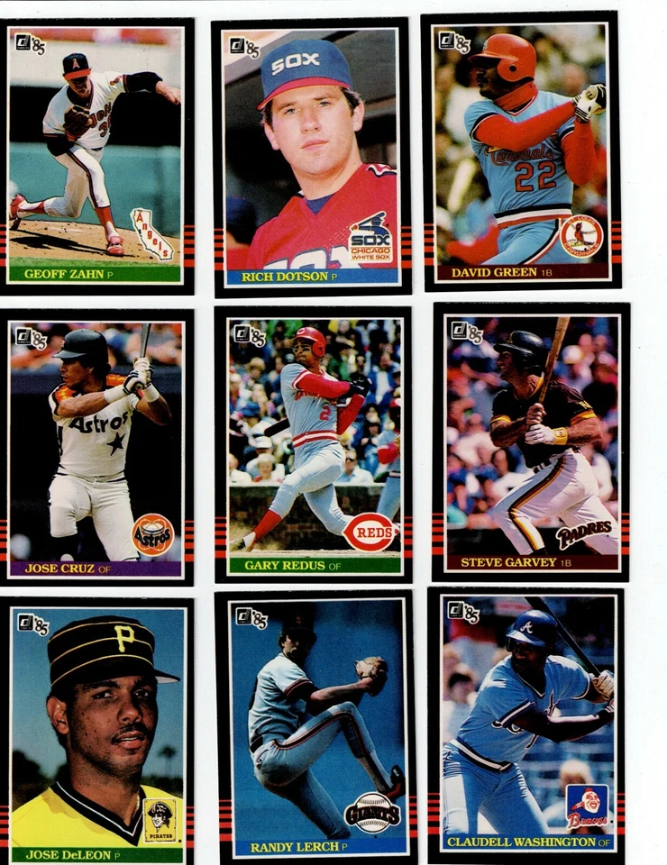 1985 DONRUSS BASEBALL COMPLETE YOUR SET U PICK 251-500 - Image 1 of 1