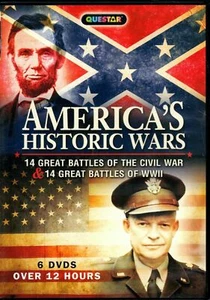 America's Historic Wars; CIVIL WAR & WORLD WAR II (DVD) Missing Civil War Disc 3 - Picture 1 of 1