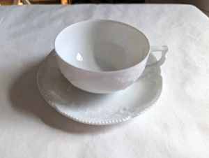 Alemania Rosenthal Sanssouci Continental Blanco China Juego de tazas bajas planas y platillos - Imagen 1 de 10
