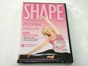 Shape Mari Winsor Pilates for Pink Slimdown Workout DVD Fitness Exercise New - Picture 1 of 2