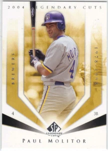 2004 UD SP LEGEND CUTS Karte #87 PAUL MOLITOR NM-MT Zustand - Bild 1 von 2