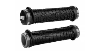ODI "TROY LEE DESIGNS" LOCK-ON GRIPS PWC WATERCRAFT ATV GROOVED CHANNELS - BLACK - Picture 1 of 3