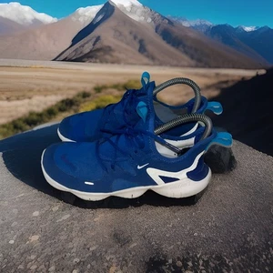 NIKE FREE Kids 4 Y sneakers Running Shoes Blue AR4143-401 Or Women’s Size 5.5 - Picture 1 of 24