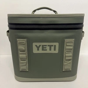 Yeti Hopper Flip 12 Olive Green ~Rare ~ Cooler ( Missing Strap) - Picture 1 of 11