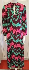 Vintage Penelope pickwick 70's Maxi Dress 38" Bust - Picture 1 of 8