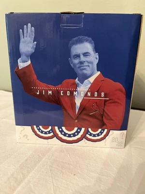 Cardenales de San Luis Jim Edmonds Bobblehead Misterio Salón de la Fama Desfile de Coches Foto 1 de 4