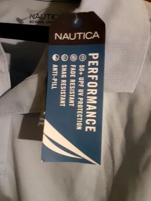 POLO NAUTICA AZUL CLARO XL 18/20 MANGA CORTA NIÑO Foto 1 de 4