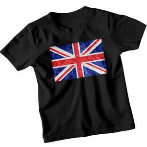Union Jack Flag United Kingdom Countries Football Kids T-Shirt Unisex Tee - Picture 1 of 33