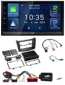 JVC DAB Bluetooth Lenkrad USB 2DIN Autoradio für Mazda 3 2010-2015 aktiv - Bild 1 von 12