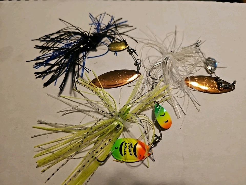 3 asesinos de bajos MEPPS 1/4 OZ NUEVOS **Faldas han sido reemplazadas 1 blanco 1 negro 1 amarillo Foto 1 de 1