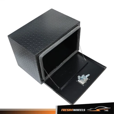 24" × 17"× 18" Cuboid Underbody Tool Box Aluminum For RV Trailer Truck Storage - Image 1 of 4