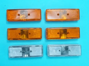 6 x Marker Lamp Lights Radex - 4 x AMBER & 2 x WHITE - Trailer & Horsebox - Picture 1 of 2