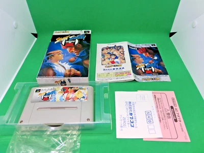 Street Fighter Zero2 Works SNES nintendo super famicom ◇ 5-0523 - Image 1 of 4