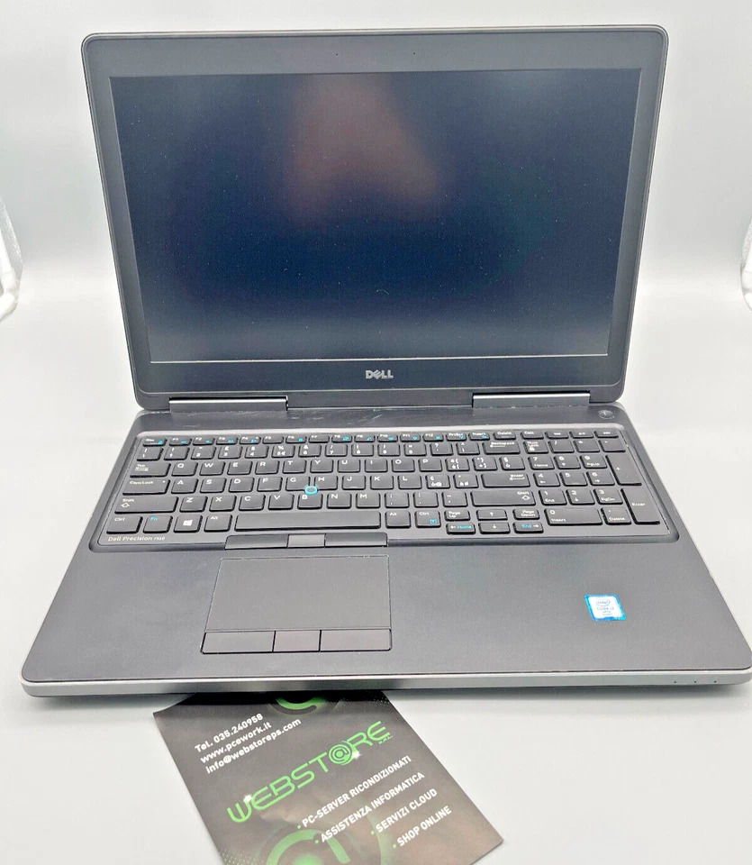 NOTEBOOK DELL PRECISION 7510 i7-6820HQ 8GB RAM 256GB SSD 15,6" INTEL FHD W10PRO - Immagine 1 di 4
