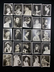 Rothman Zigarettenkarten Cinema Stars 1925 großer kompletter Satz 25 - Bild 1 von 2
