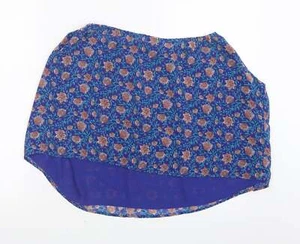 H&M Womens Blue Polyester Blend Blouse Size 10 - Picture 1 of 12