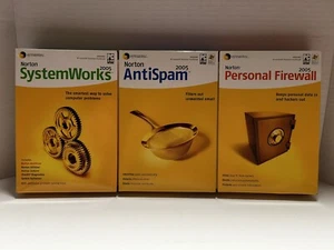 Symantec 2005 Norton SystemWorks, AntiSpam, Personal Firewall WINDOWS XP Home/Me - Picture 1 of 19