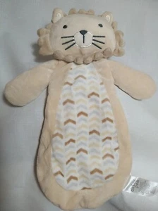 Chick Pea Brown Lion Security Blanket Lovey Baby Boy Girl Plush Flat Tan White - Picture 1 of 12