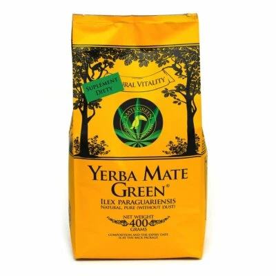 Yerba Mate Green Original Hanfmehl & Pinaapfel, Salbei, Zitronenschalen 400g - Bild 1 von 4