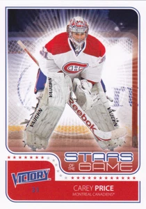 11/12 VICTORY..CAREY PRICE..STARS OF THE GAME.# SOG-CP..CANADIENS..COMBINED SHIP - Picture 1 of 1