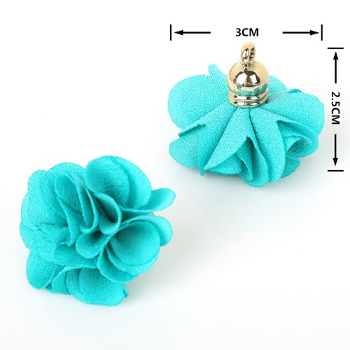 VETEMENTS 10 PEZZI Collane Donna Fai da Te Vestiti Fiori Creazione Gioielli Charms Fiori Nappe