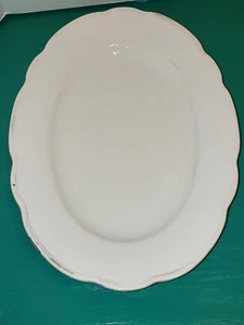 Vintage Porzellan Edelstein Bavaria Servierplatte 13" mal 9" - Bild 1 von 3