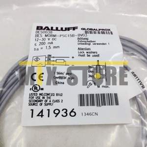 1PC Brand New BALLUFF BES M08MI-PSC15B-BV03 Sensor&Proximity Switch - Picture 1 of 3