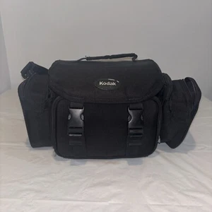 Kodak Large Padded Camera Bag, Black W/Shoulder Strap And Detachable Side Pouch - Picture 1 of 12
