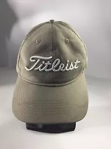Titleist Baseball Cap Buckle Closure Khaki Preowned - Picture 1 of 5