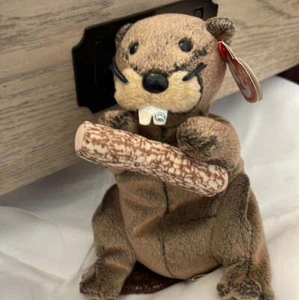 Ty Beanie Baby Lumberjack Beaver (Pre-owned) - Picture 1 of 3