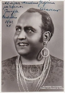 Foto firmada por tenor de ópera Giuseppe Traverso como Nadir - Camuzzi - Imagen 1 de 1