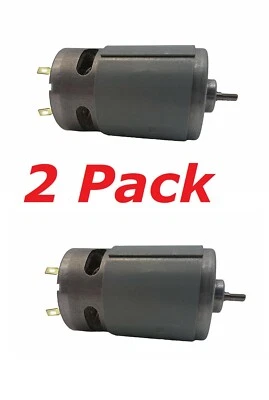 2pc 18 Volt DC Drill Master Tool RC Electric Motor 20k RPM Black Decker OEM 18v - Image 1 of 3