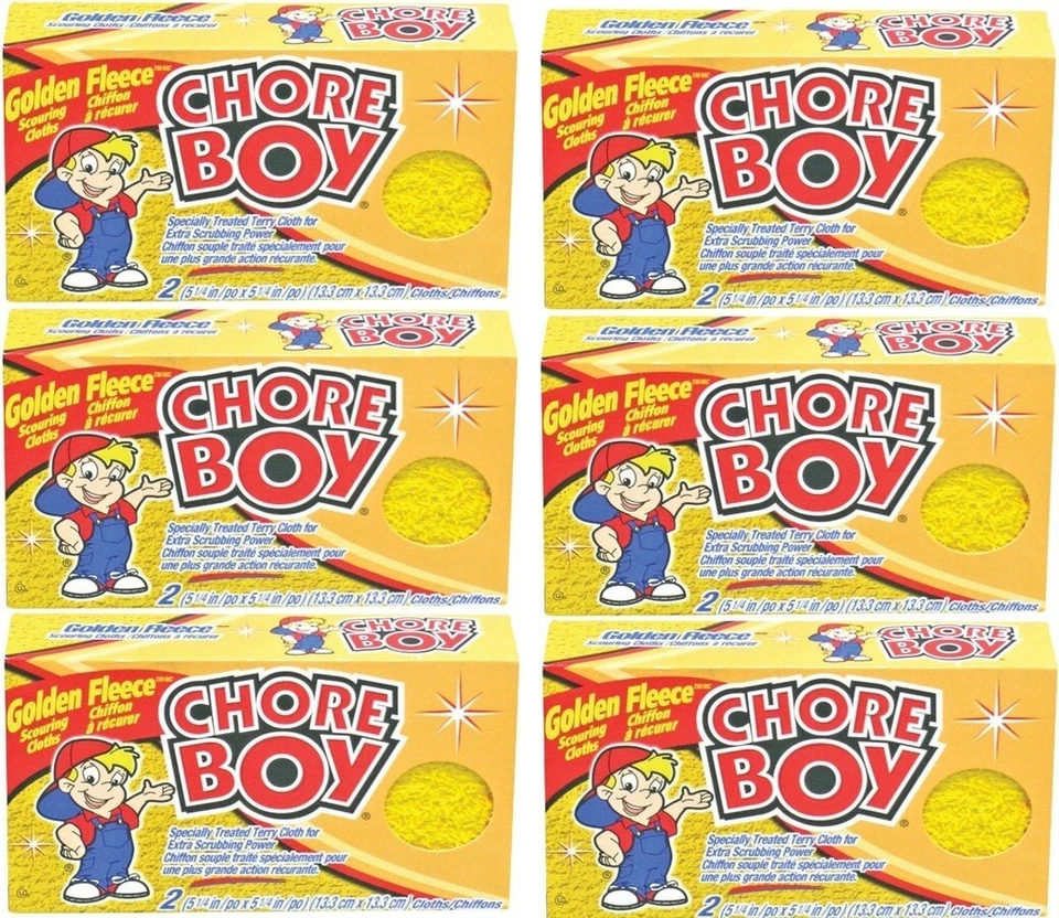 The Spic and Span Company Chore Boy Golden Fleece Scouring Cloth 00217 2ct