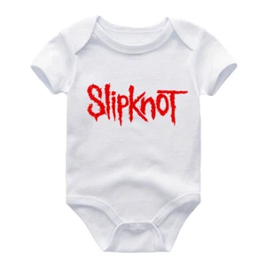 Slipknot Baby Bodysuit Shirt Hard Rock Bank Newborn Infant Gift Music Outfit - Picture 1 of 6