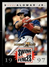 Sandy Alomar Jr. 1997 Pinnacle X-Press  Card #NNO Cleveland Indians