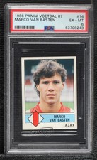 1986-87 Panini Voetbal 87 Album Stickers Marco Van Basten #14 PSA 6