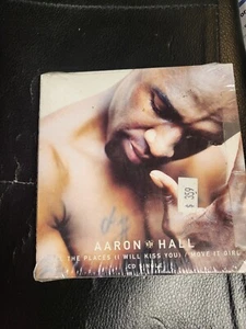 AARON HALL - All Places I Will Kiss You  - CD -Single - * SEALED *  BRAND NEW - Picture 1 of 2