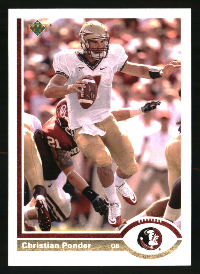 Christian Ponder 2011 Upper Deck #20A-59 FOOTBALL Card - Image 1 of 2