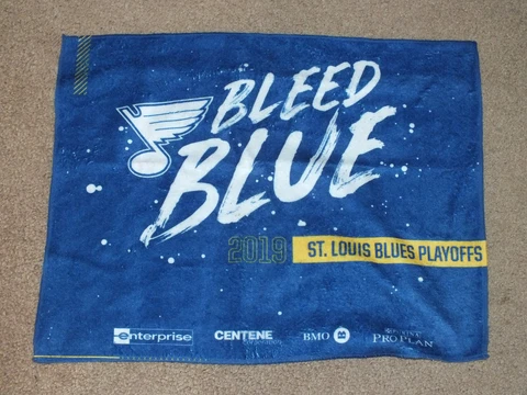 St Louis Blues Hockey NHL Rally Towel Bleed Blue 2019 St Louis Blues Playoffs Cover