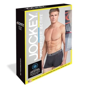 Jockey 2 St. Microfiber Active Short Boxer Trunks Herren XL NEU - Bild 1 von 5