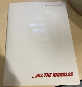 MGM/UA ALL THE MARBLES 1981 Peter Falk Female Wrestlers Movie Portfolio - Picture 1 of 16