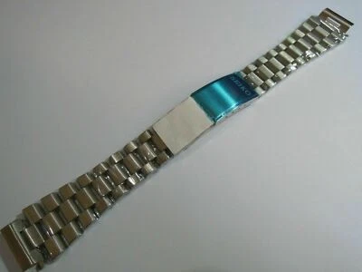 NOVO RELÓGIO VINTAGE PULSEIRA DE AÇO INOXIDÁVEL 18MM CRONÓGRAFO KAKUME 6138-0030 - Imagem 1 de 4