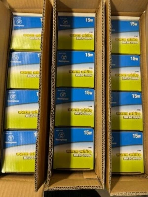 12 Westinghouse 37970 15CFLBR30/F/27 15W = 60W 720 Lumens 2700K CFL Medium Base  - Image 1 of 4