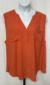NWT. Torrid women's size 4X sleeveless blouse with v-neck. - Picture 1 of 8