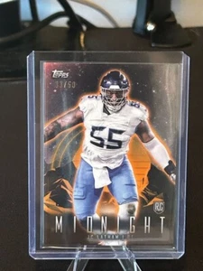 2024 Topps Midnight Football JC Latham /50 (RC) - Foto 1 di 2